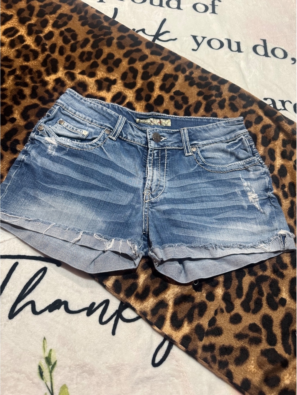 BKE denim shorts, size 28.